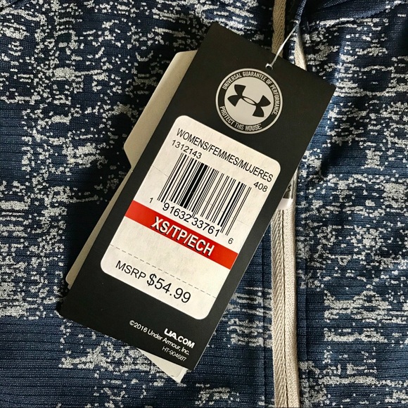 Under Armour Steel and Navy Pullover - NWT - Picture 7 of 8